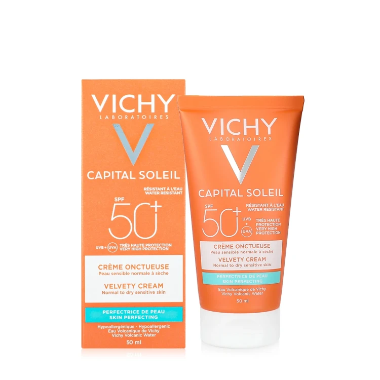 Vichy Capital Sol spf50 velvety cream normal to Dry skin 50ml